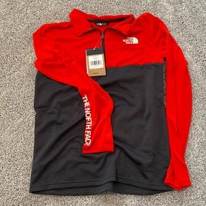 North Face Boys 1/4 zip thermal - XL